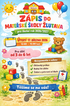 zápis do MŠ